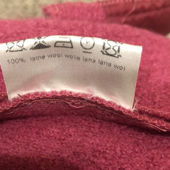 Un Jour Ailleurs Jacket Size XL International 4 Magenta Pink Boiled Wool - Picture 9 of 14